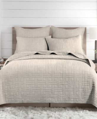 Melange Stitch 2-Pc. Sham Set, European