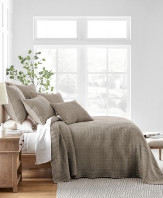 Mills Waffle Classic 3-Pc. Bedspread Set, King/California King