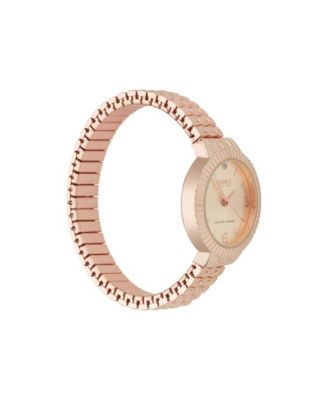 Women's Shiny Rose Gold-Tone Metal Bracelet Watch 31mm
