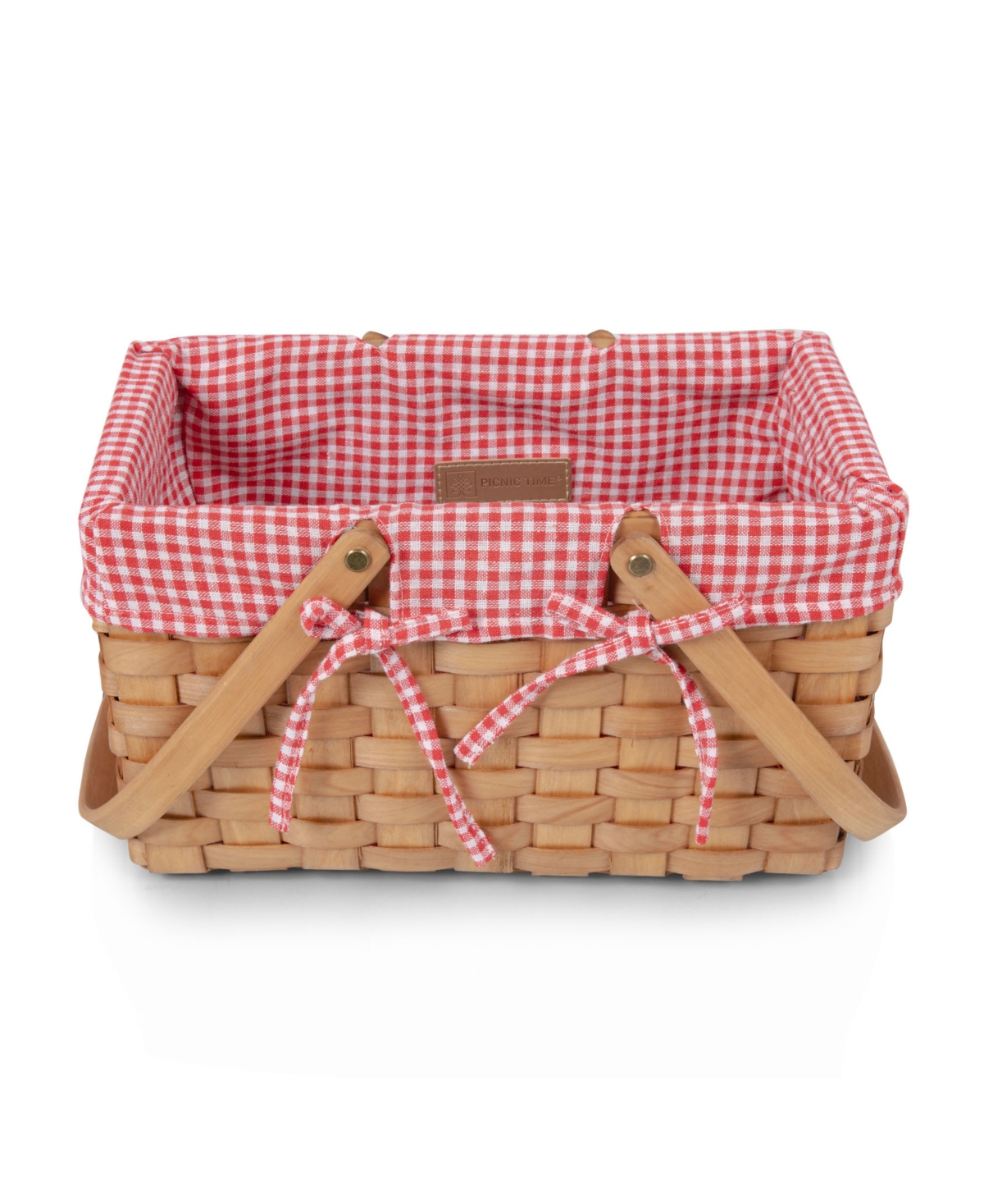 Shop Picnic Time Farmhouse Picnic Basket In Red
