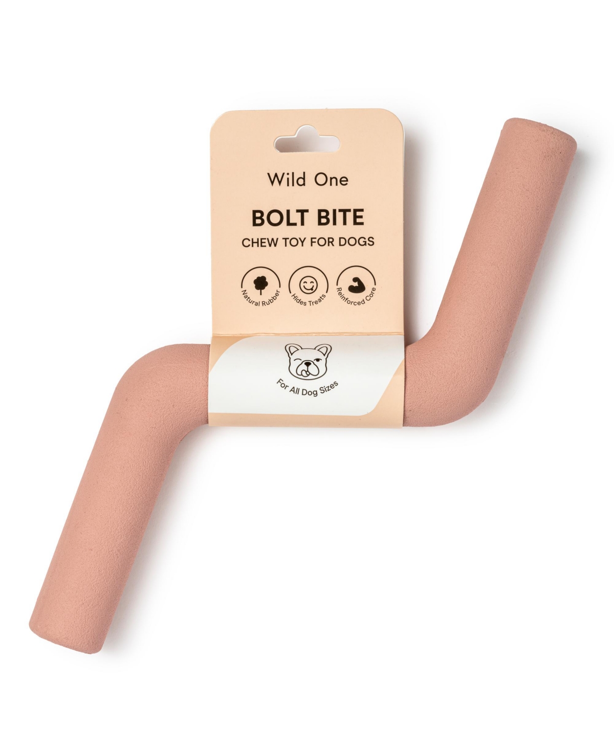 Bolt Bite Dog Toy - Blush