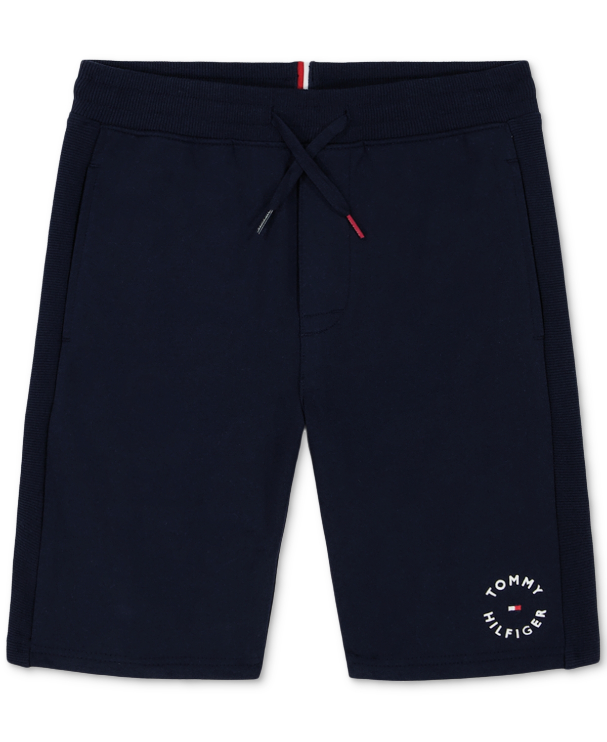 Tommy Hilfiger Kids' Little Boys Elevated Relaxed-fit Fleece Shorts In Navy Blaze