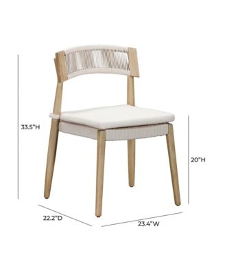 2 Pcs Outdoor Dining Chair