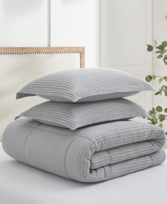 Mills Waffle Textured 2-Pc. Comforter Set, Twin/Twin XL