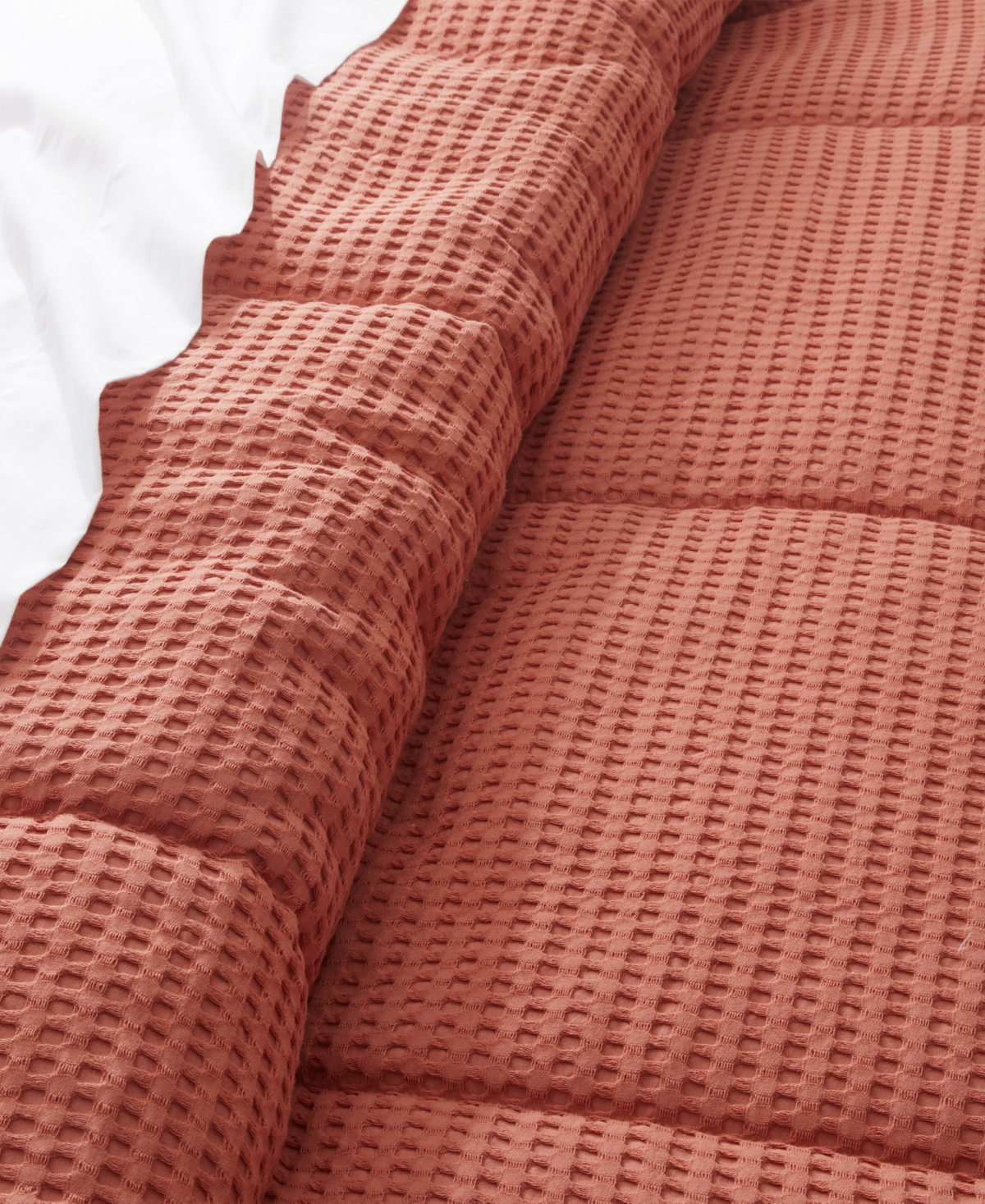 Levtex Mills Waffle Textured 3-pc. Comforter Set, King/california King In Brown