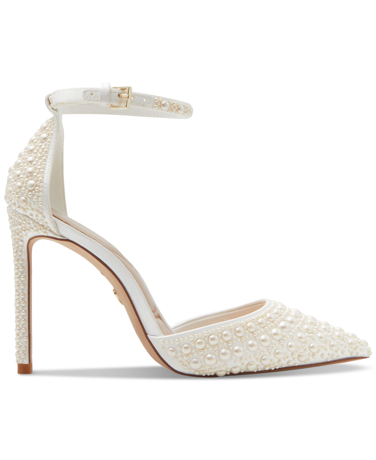 Shop Aldo Women's Derperla Two-piece Pearl Pumps In White Multi