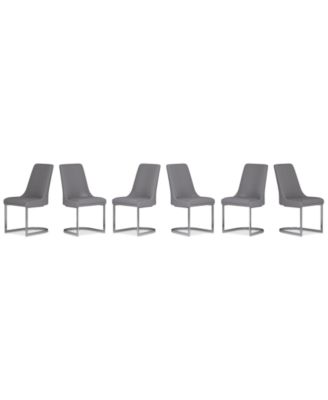 Tivie 6 Pc Dining Chair Set, Created for Macy's