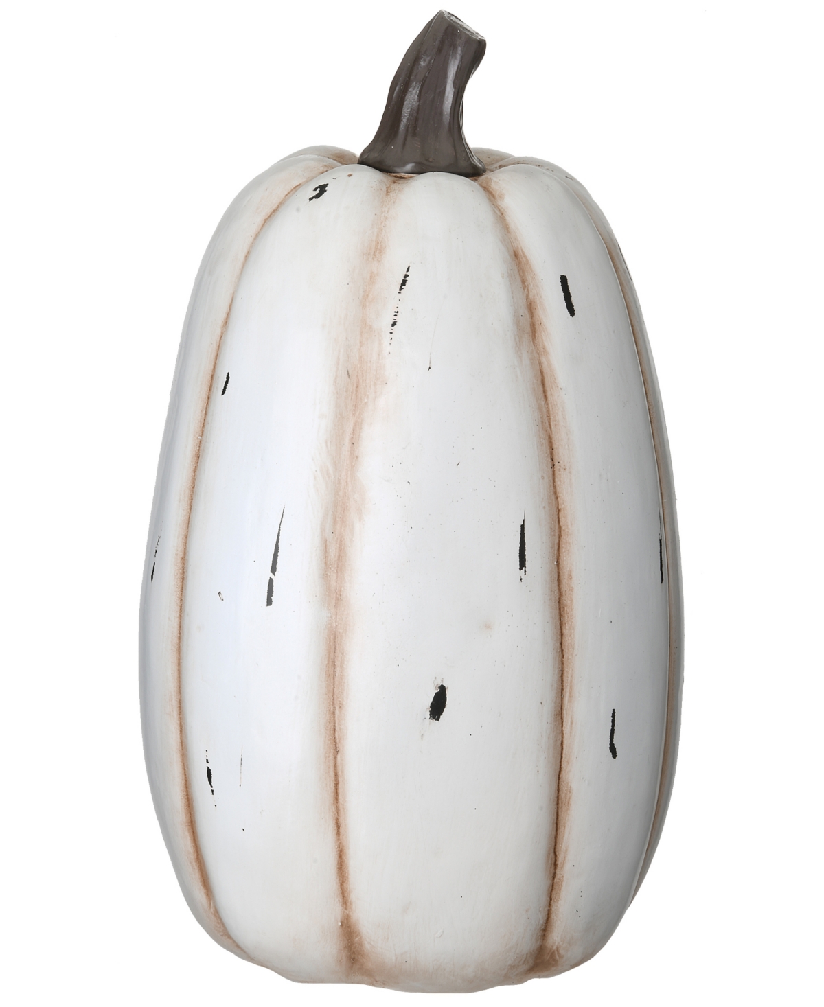 National Tree Company 13" White Pumpkin Boo Sign Decoration, Halloween Collection In White
