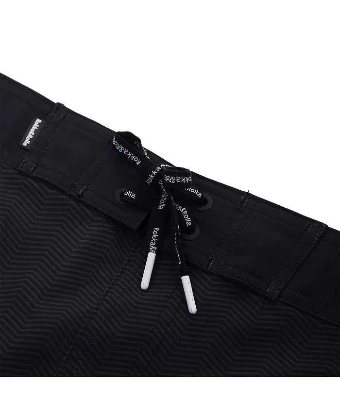 Men's 9" NO Liner Board Shorts Elastic Waist Quick Dry Swim Trunks - thumbnail 10