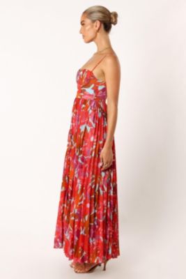 Achanti Pleated Maxi Women's Dress