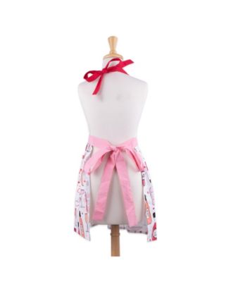 Women's Spring Summer Apron Collection Adjustable, Two Large Pockets Extra Long Ties, One Size Fits Most, Sip Sip Hooray