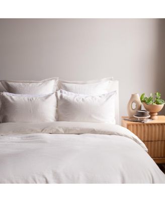 French Linen and Cotton Duvet & Sham Set - King/Cal King