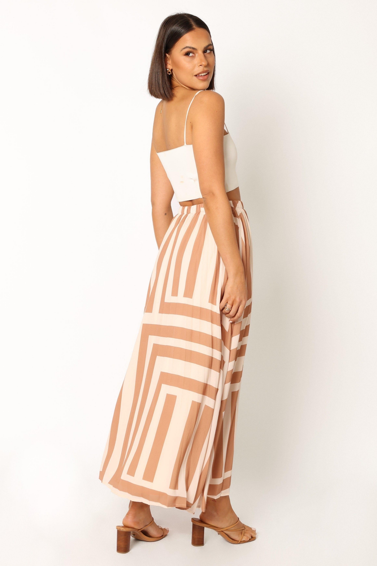 Petal and Pup Women's Elke Pleat Midi Skirt