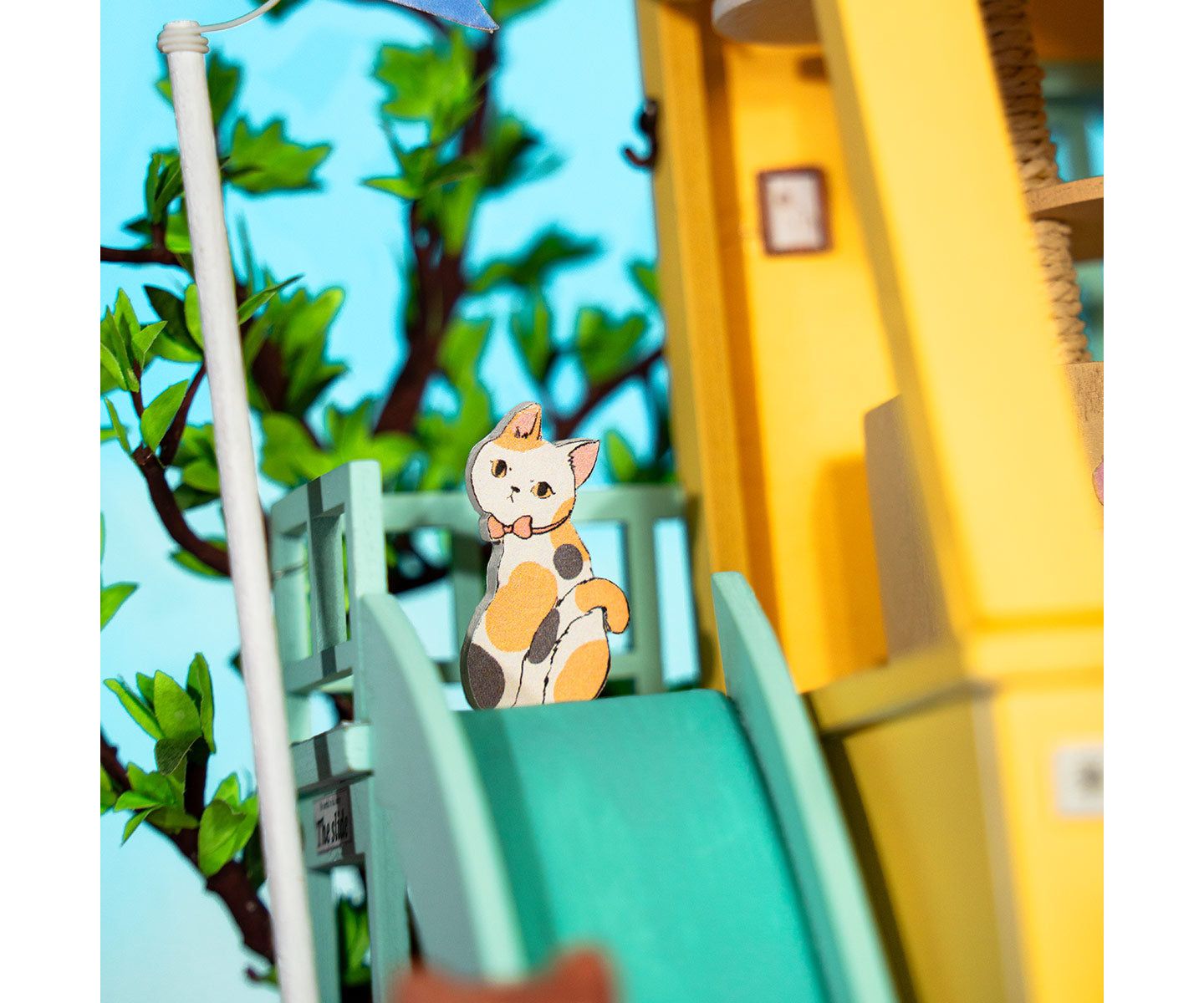 Детские конструкторы Flash Popup Cat House 3D Wooden Model Kit 178-Piece Puzzle, Ages 14 & Up, цвет: Open Miscellaneous — фото 4
