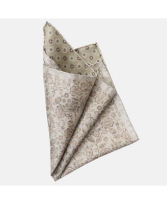 Men's Pascal - Double Sided Silk Pocket Square for Men