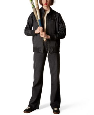 Women's Satin Bomber Jacket