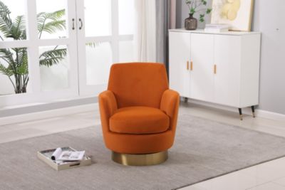 Velvet Swivel Accent Chair