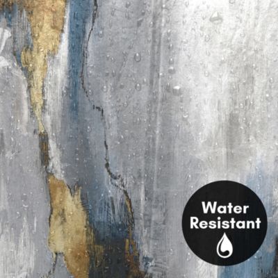 71x74 Abstract Shower Curtain - Revolving Motion by PI Creative Art