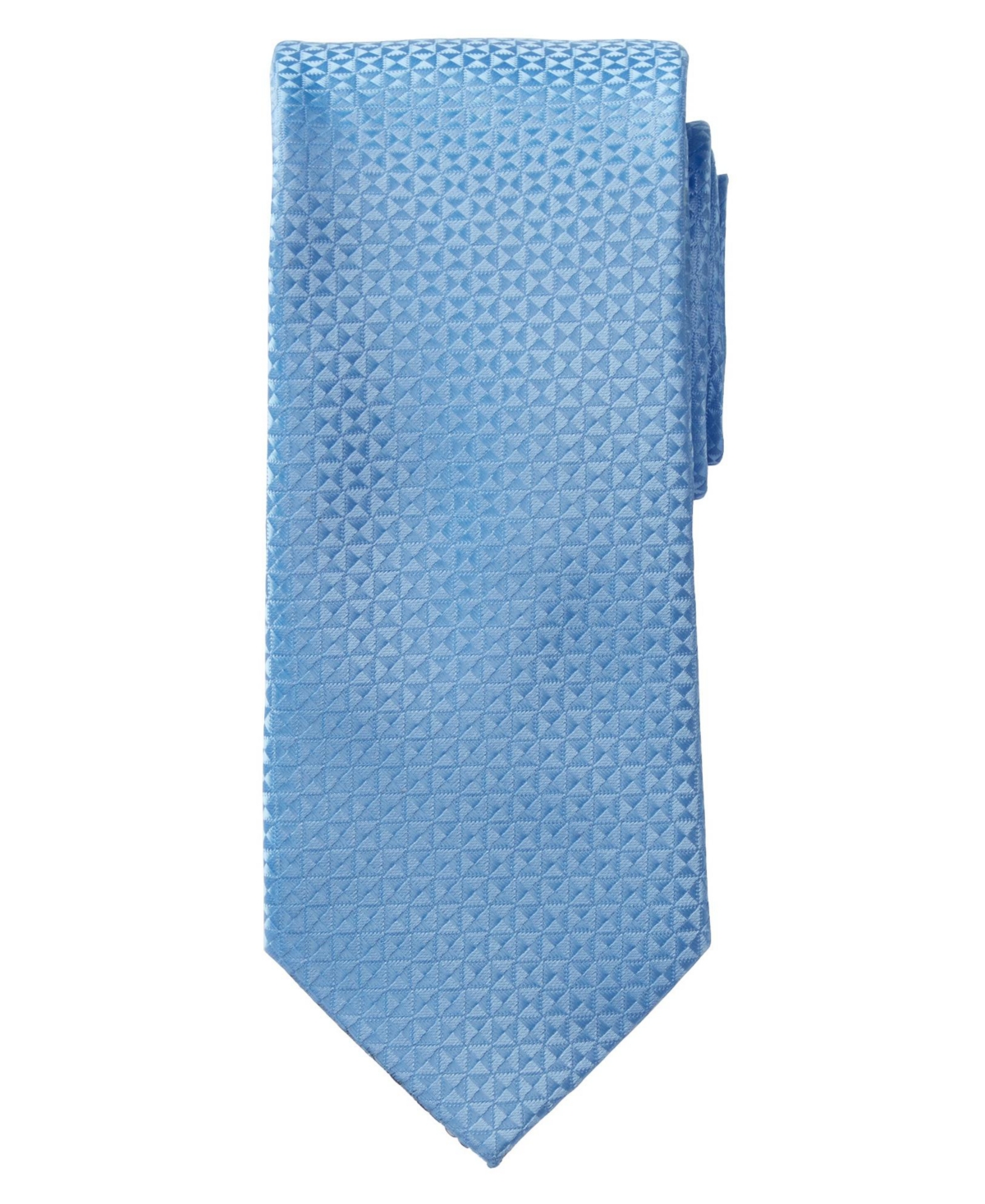 Big & Tall Ks Signature Collection Extra Long Classic Textured Tie - Pale blue