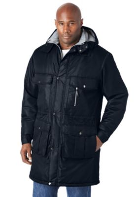 Big & Tall Longer-Length Boulder Creek by Fleece-Lined Parka