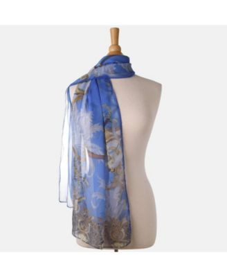 Alessandra - Long Sheer Silk Scarf for Women