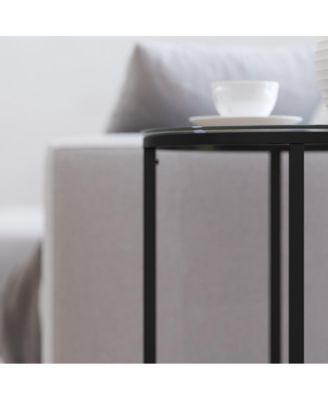 Fairdale End Table With Round Cross Brace Frame