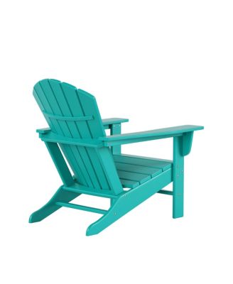 All-Weather Contoured Outdoor Poly Adirondack Chair (Set of 2)