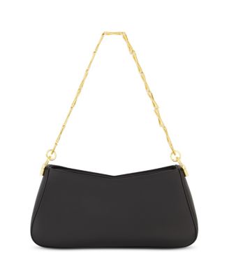 Nappa Leather Gold Strap Shoulder Bag