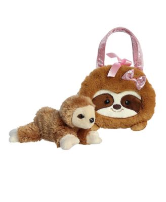 Small Minty Sloth Fancy Pals Fashionable Plush Toy