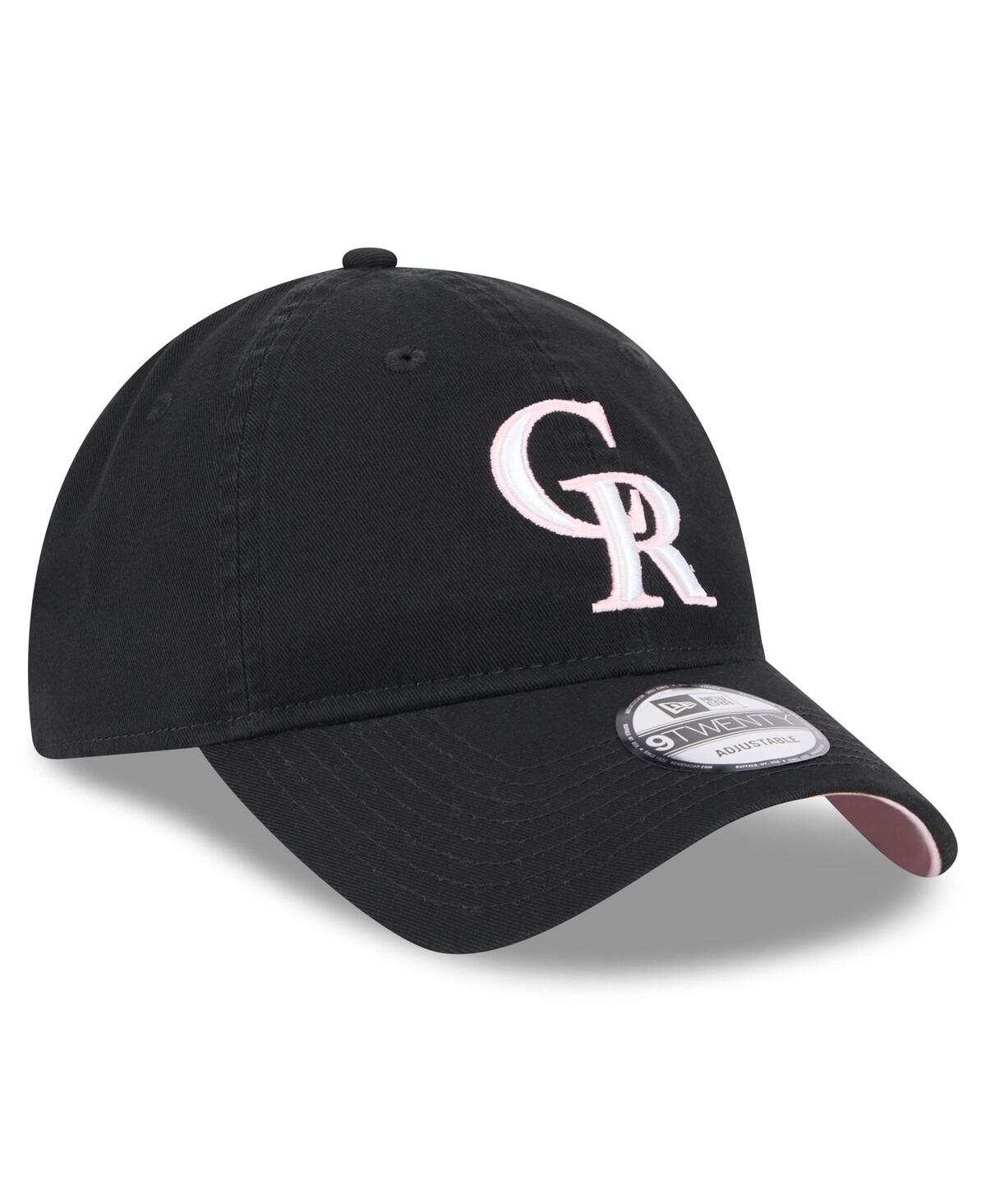 New Era Men'sColorado Rockies 2024 Mother's Day 9TWENTY Adjustable Hat - Black