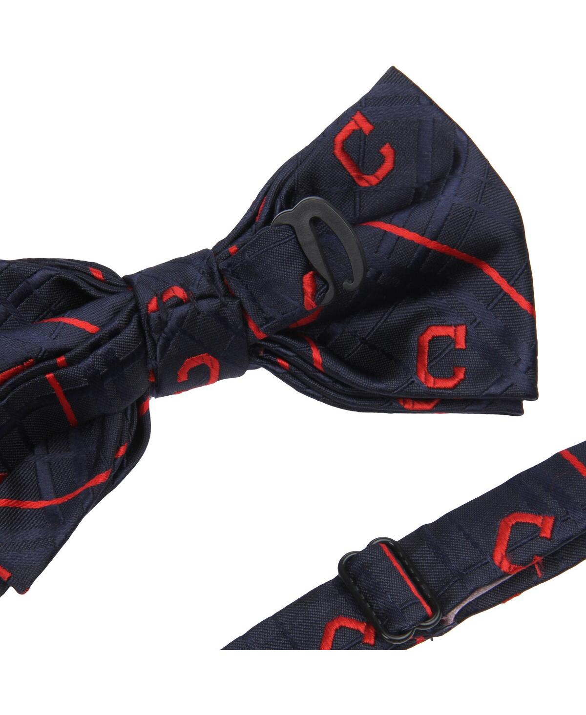 Eagles Wings Men'sCleveland Indians Oxford Bow Tie - Navy