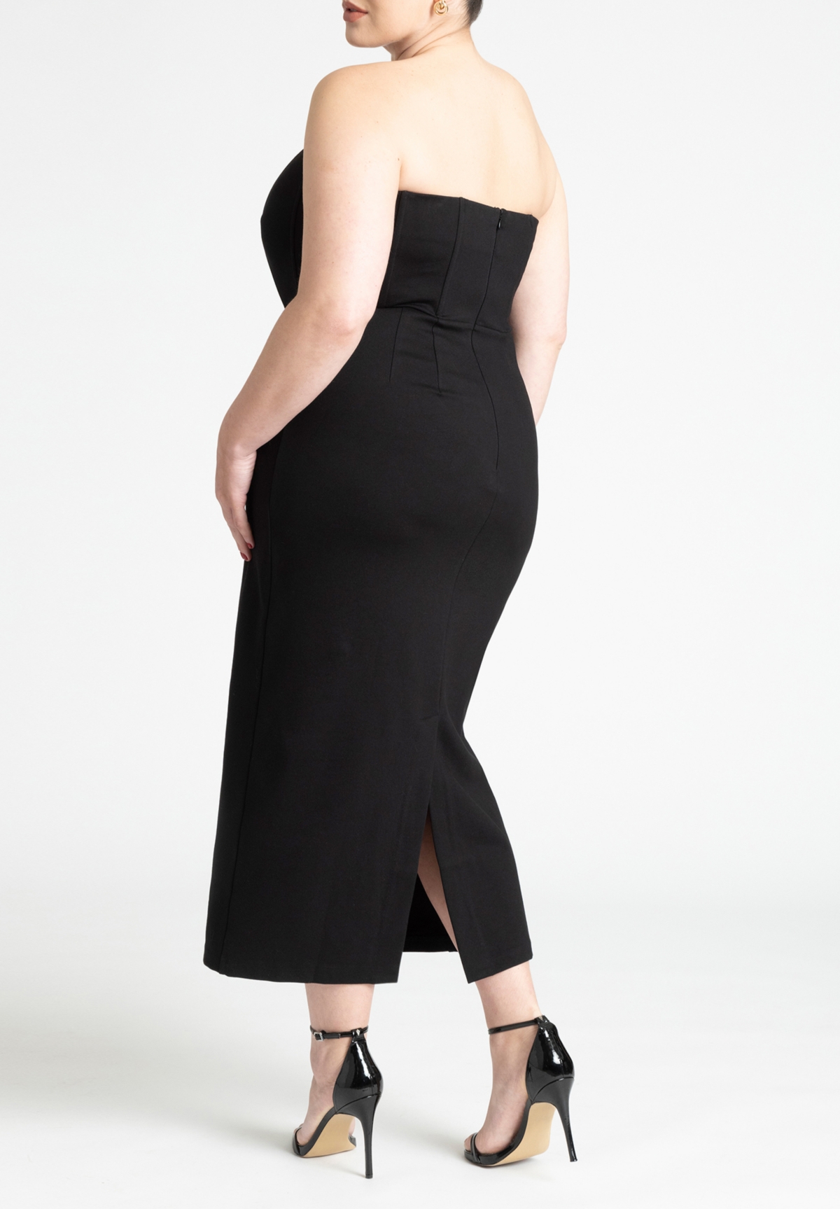 Eloquii Plus Size Corset Column Dress