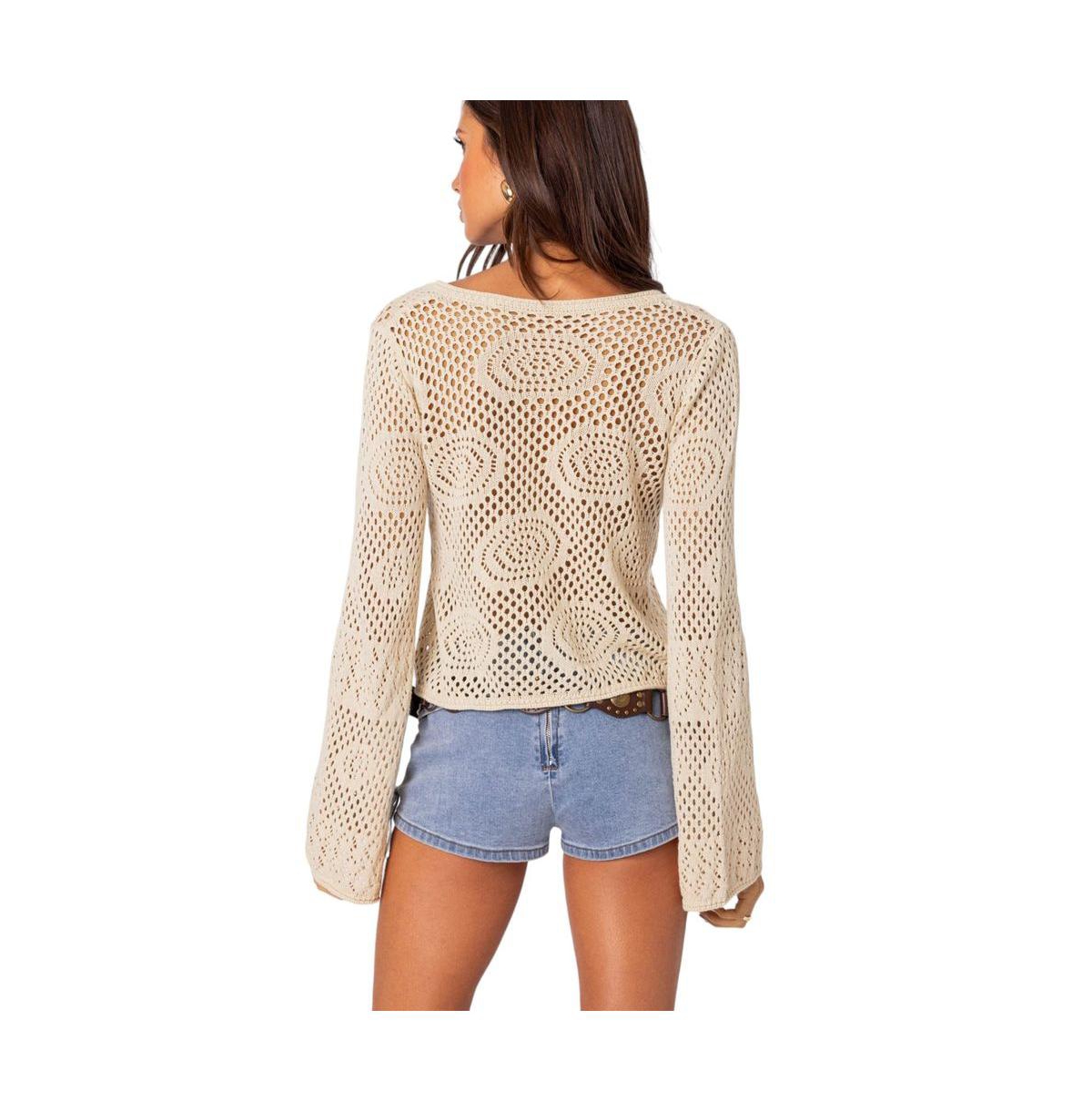 Edikted Women's Kinley Crochet Top