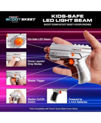 Scoot Skeet Drone Electronic Shooting Game for Kids and Adults - Pink/Blue