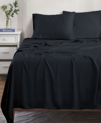  300-TC Cooling Modal Solid Deep Pocket 4-Piece Sheet Set, Queen