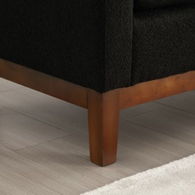 53.5"W Elegant Upholstered Bench, Ottoman