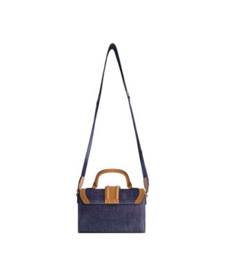 Mini Denim Satchel