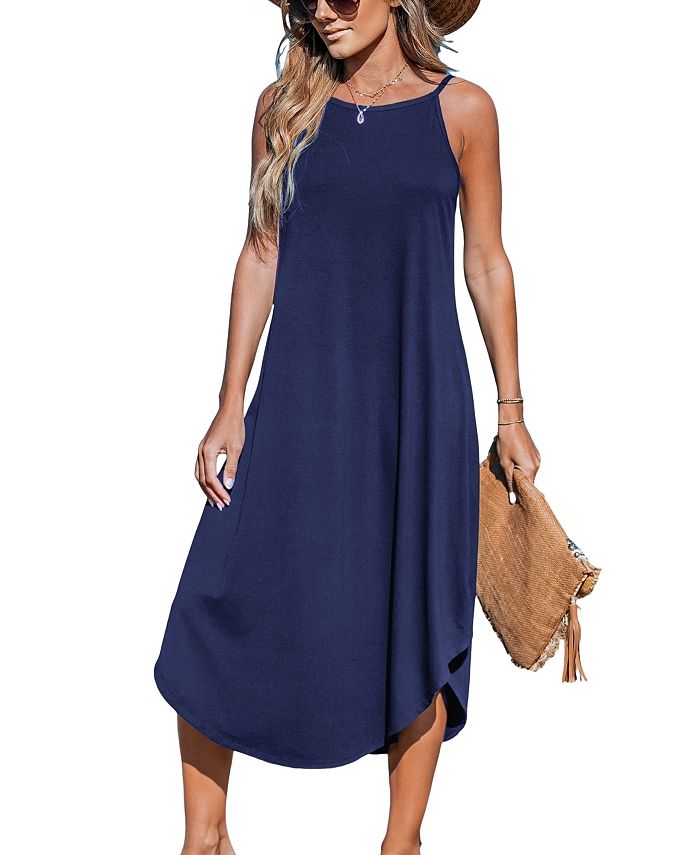 CUPSHE Women's Cami Midi Cover Up Dress - Macy's