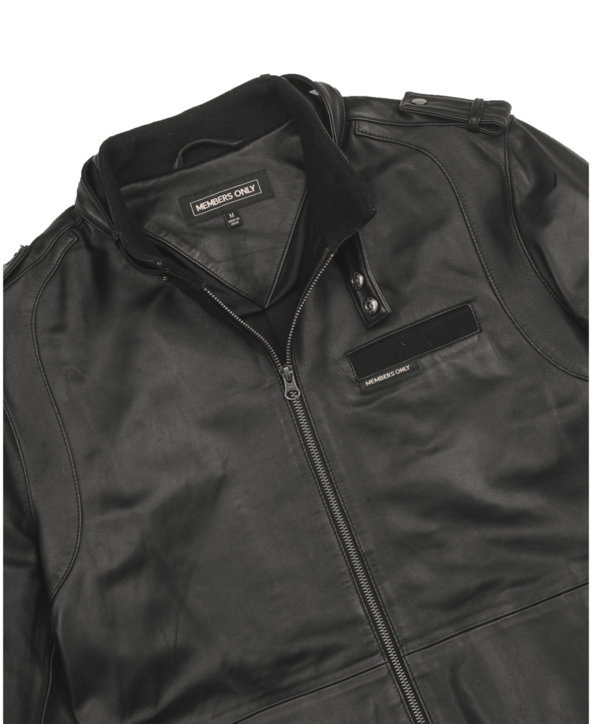 Members Only Men's Iconic Leather Jacket
