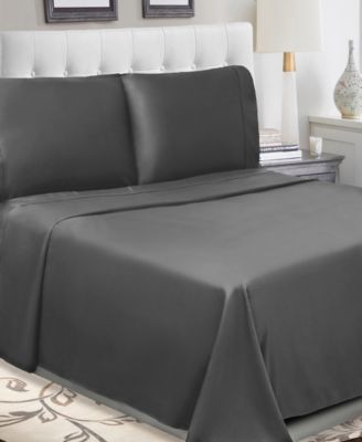 300-TC Crisp Cotton Percale Deep Pocket Sheet Set, Queen