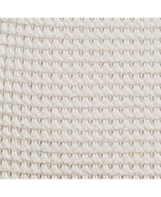 Women's Beige Waffle Knit Hem Twist Cover-Up