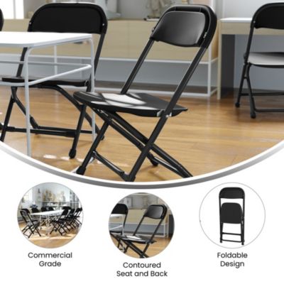 10 Pack Kids Plastic Folding Chair Daycare Home School Furniture