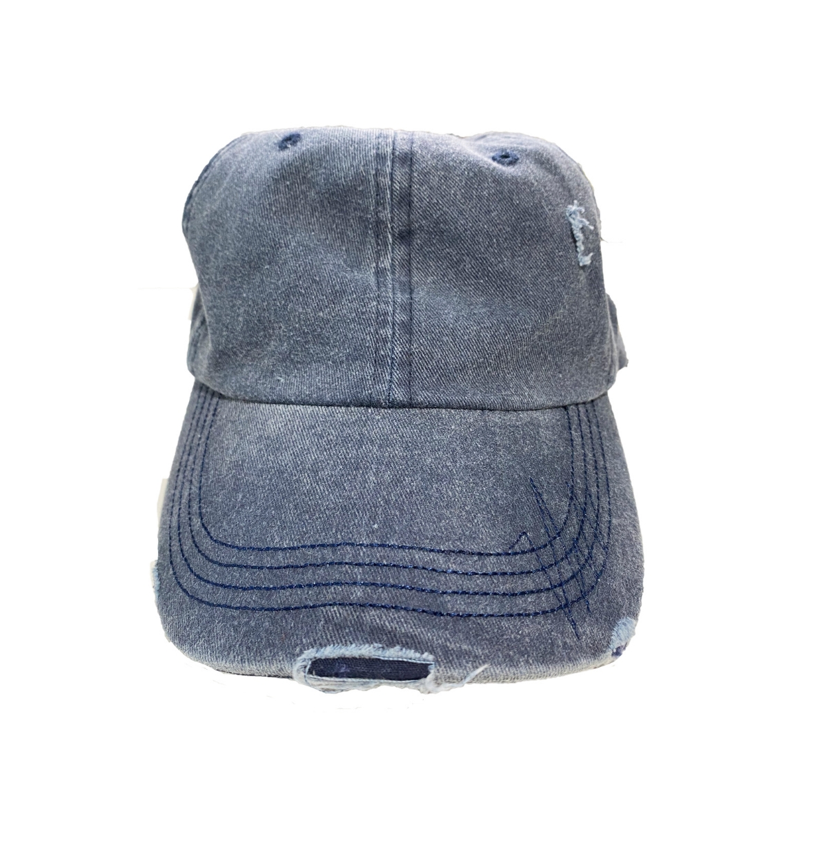 Distressed Baseball Hat - Stay Kind - Blue