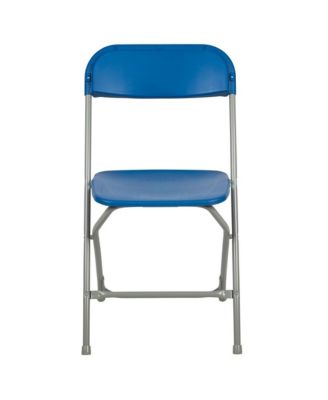 Set Of 10  650 Llb Weight Capacity  Plastic Stackable Folding Plastic Chairs