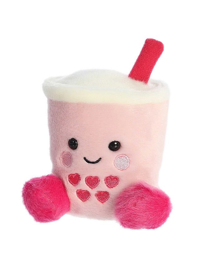 Aurora Mini Tangy Heart Boba Palm Pals Adorable Plush Toy Pink 5" - Macy's
