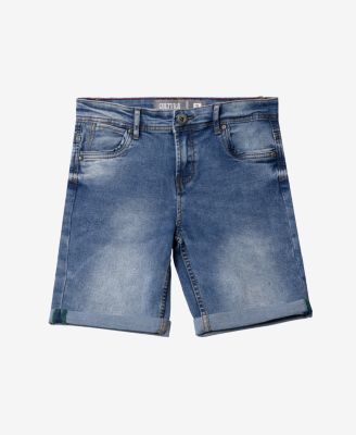 Big Boys Roll-Up Denim Shorts 2-Pack