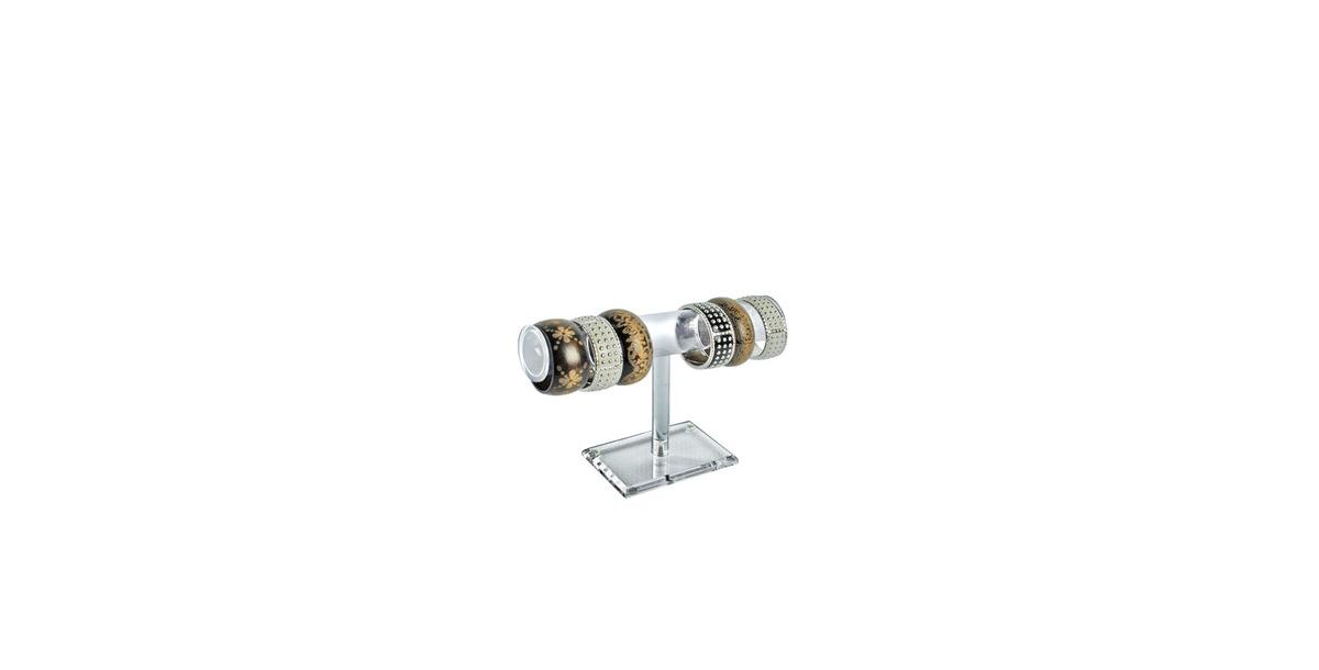 Azar Displays Single-Pole Necklace/Bracelet Counter Holder. Overall Measurements: 9