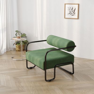 Modern Green Iron Sofa Chair for Living Room and Balcony