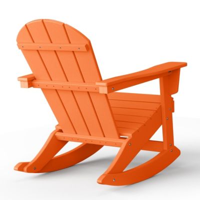 Outdoor Patio Porch Rocking Adirondack Chair (Set of 2)