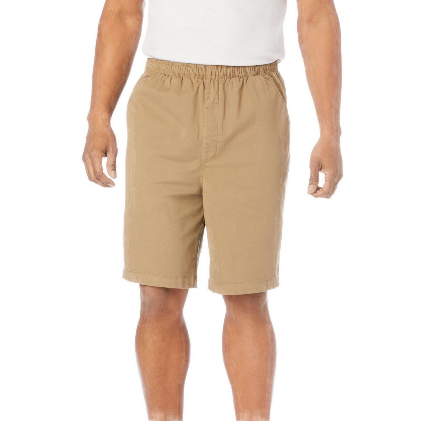 Мужские шорты KingSize Comfort Flex Full Elastic, цвет: Тёмный хаки — фото 1